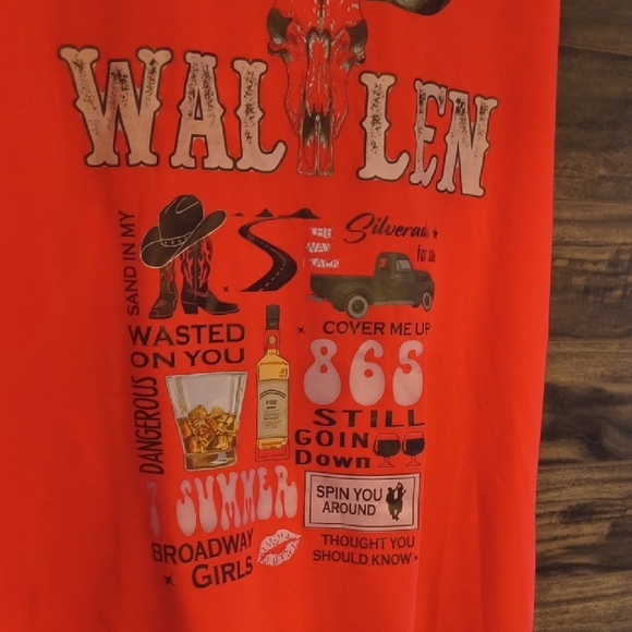 Morgan Wallen Hot PINK Graphic Racerback Tank Women's XXL - Picture 3 of 6